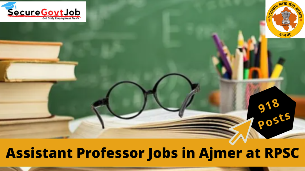 Assistant Professor Jobs in Ajmer 2021